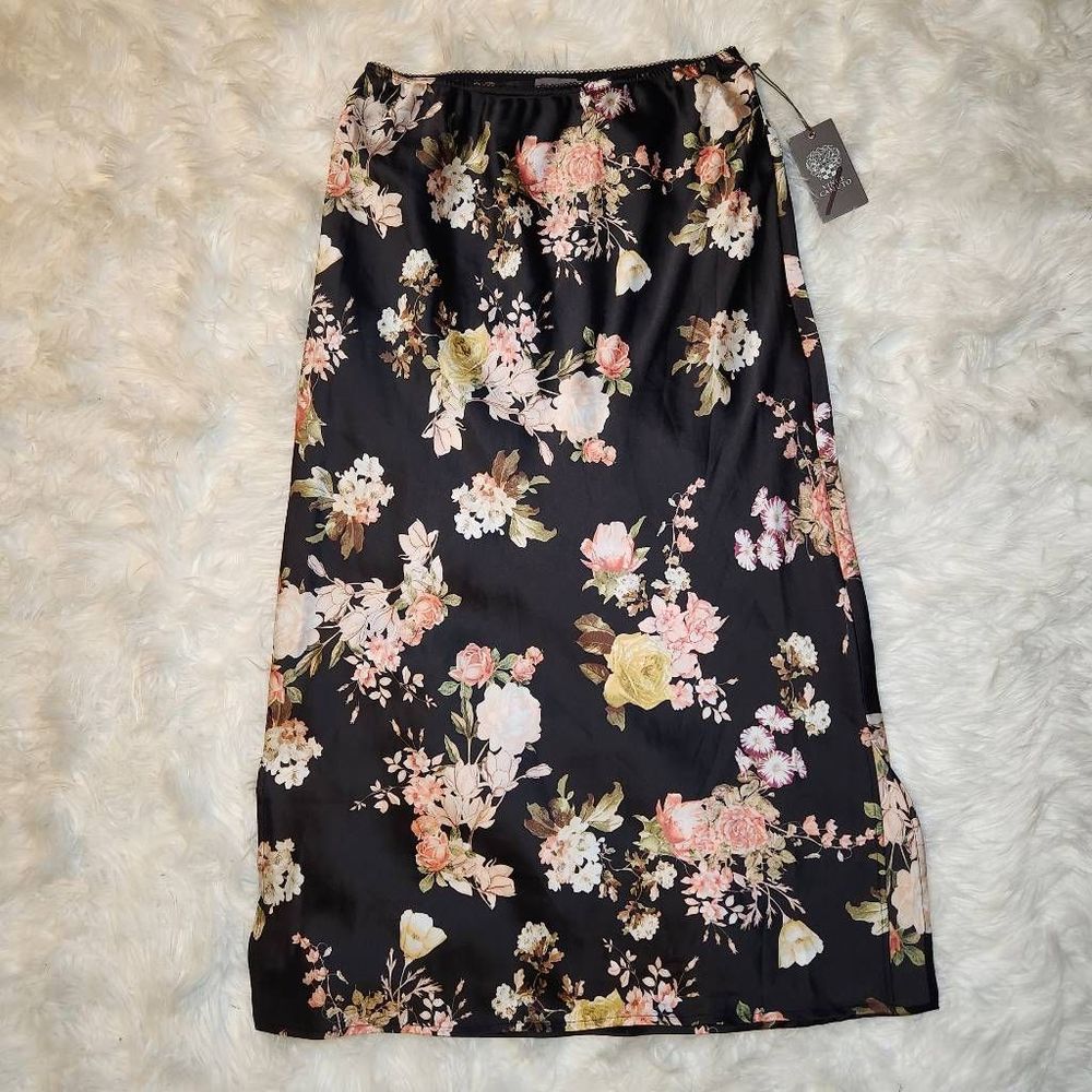 New Vince Camuto Sping Safari Floral Maxi Skirt